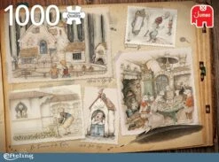 Jumbo 18874 Legpuzzel Efteling Anton-Pieck 1000pcs -Auto Winkel 18874 jumbo legpuzzel anton pieck efteling. 1