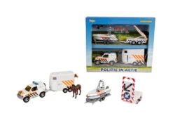 Politie-auto Met Aanhangers – Speelset 2Play Traffic -Auto Winkel 2 play 5100156 giftset politie met aanhangers 1