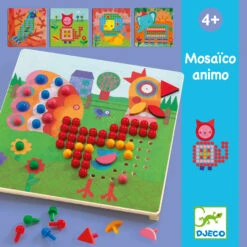 Djeco Mozaiek Puzzels Animo -Auto Winkel 2djeco mozaiek animo 1