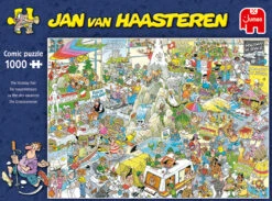 Jumbo 19051 Puzzel Jan-van-Haasteren De-Vakantiebeurs -Auto Winkel 35779139 4559300063