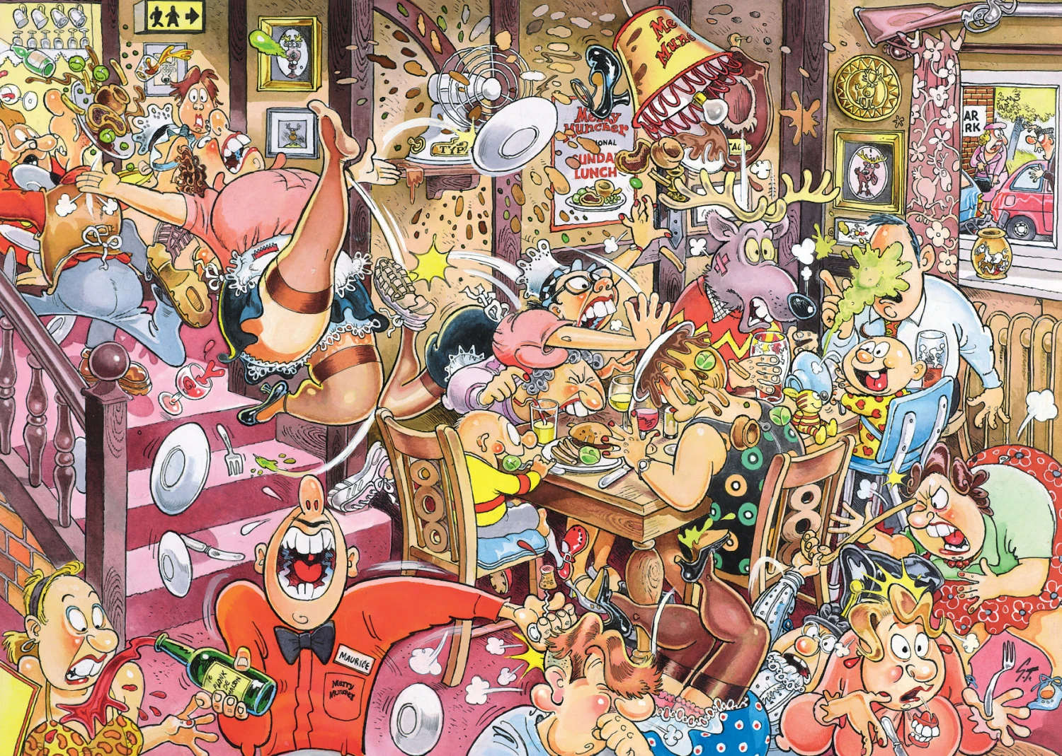 Jumbo 81440 Mystery 5: Zondagse Lunch! 1000 Stukjes 4 Jumbo 81440 Mystery 5: Zondagse Lunch! 1000 Stukjes - Afbeelding 2