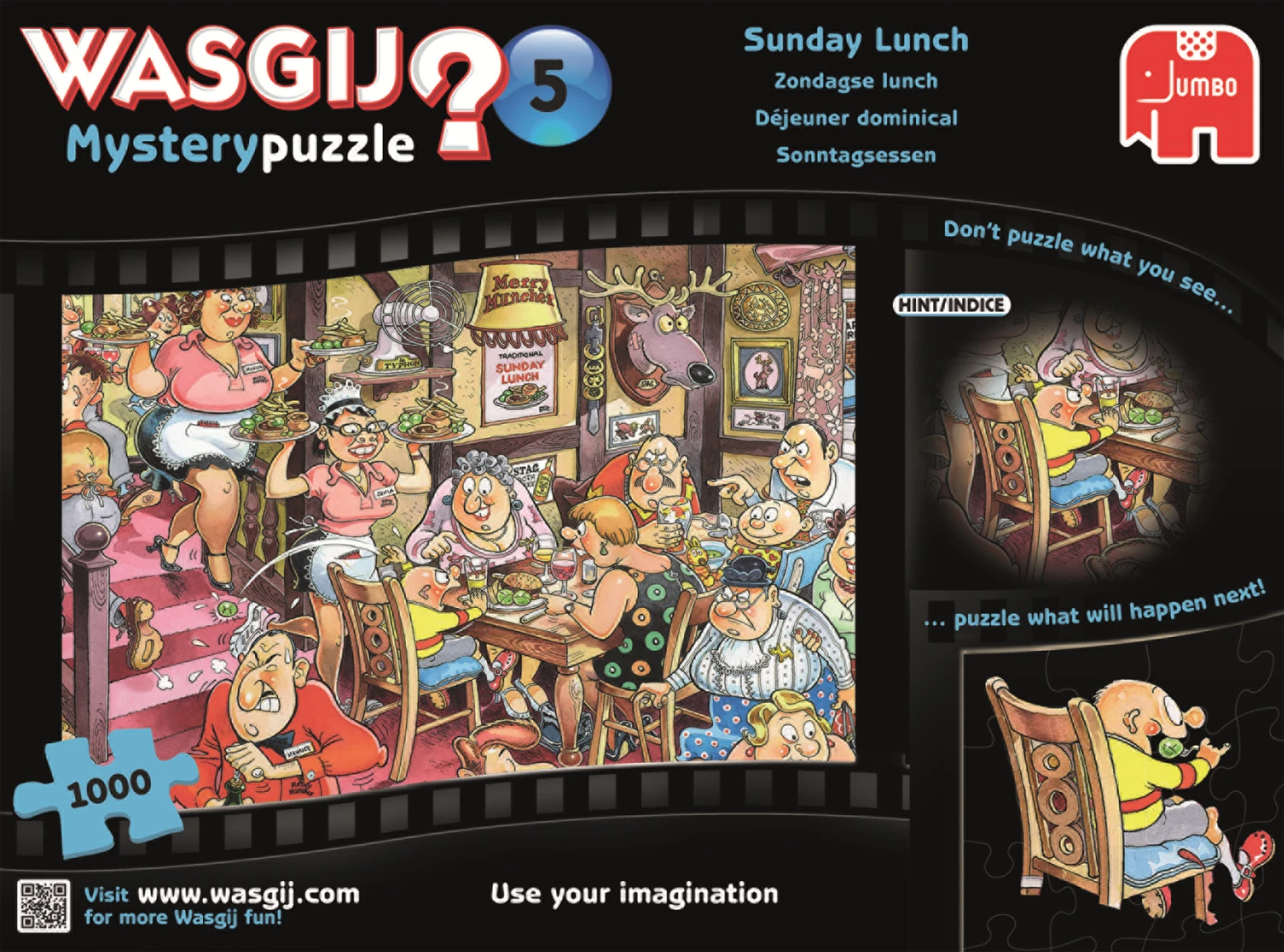 Jumbo 81440 Mystery 5: Zondagse Lunch! 1000 Stukjes 6 Jumbo 81440 Mystery 5: Zondagse Lunch! 1000 Stukjes - Afbeelding 4