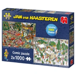Jumbo 19080 Puzzel JvH Christmas Dinner+Christmas Tree Market -Auto Winkel 40099753 5384621161