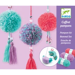 Djeco Knutselset Pompoms Maken -Auto Winkel 4djeco pompoms maken 3