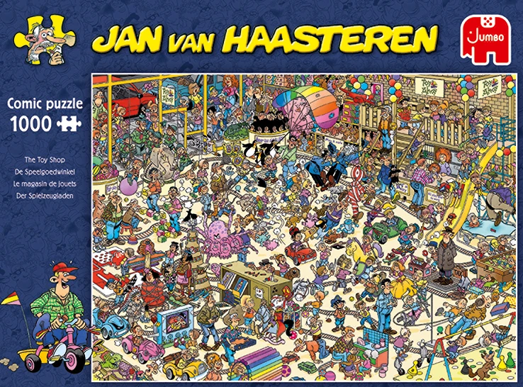 Jumbo 19073 Puzzel Jan-van-Haasteren The Toy Shop 8 Jumbo 19073 Puzzel Jan-van-Haasteren The Toy Shop - Afbeelding 6