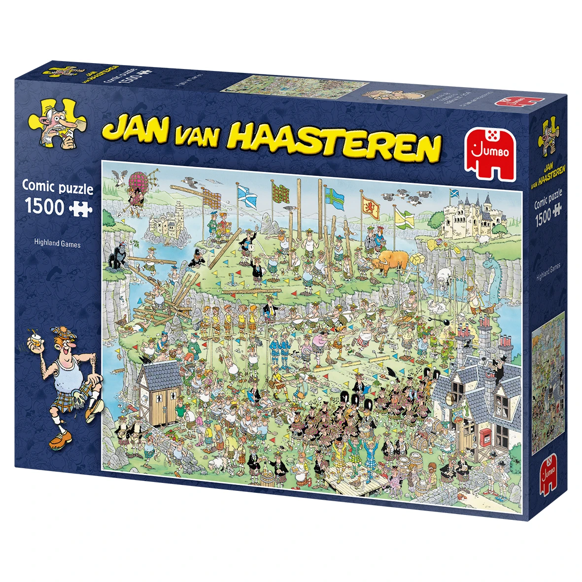 Jumbo 19088 Legpuzzel Highland Games Jan Van Haasteren 1500 7 Jumbo 19088 Legpuzzel Highland Games Jan Van Haasteren 1500 - Afbeelding 5
