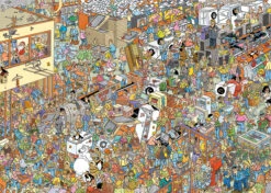 Jumbo 20033 2 Puzzels Shoppen Voor De Feestdagen Jan Van Haasteren 2×1000 -Auto Winkel 78773000 2776764004