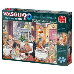 Jumbo 19177 Wasgij-puzzel Retro Mystery-4 Live Entertainment 1000 Stukjes -Auto Winkel 79013937 7558548490