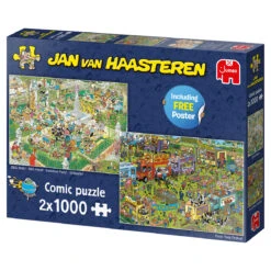 Jumbo 19099 Puzzel JanvanHaasteren FoodTruck Festival+BBQ Party 2×1000 -Auto Winkel 79013980 2845856425