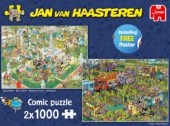 Jumbo 19099 Puzzel JanvanHaasteren FoodTruck Festival+BBQ Party 2×1000 -Auto Winkel 79013980 9711213889