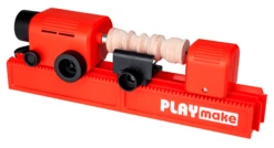 PLAYmake 4 In 1 Houtbewerkingsmachine Houtdraaibank -Auto Winkel 801200 playmake houtdraaibank