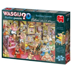 Jumbo 25009 Wasgij-puzzel Retro Mystery-5 Zondagse Lunch 1000 Stukjes -Auto Winkel 87909292 1057501513