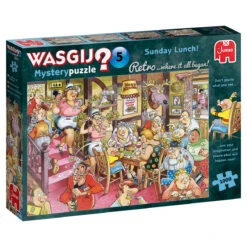 Jumbo 25009 Wasgij-puzzel Retro Mystery-5 Zondagse Lunch 1000 Stukjes