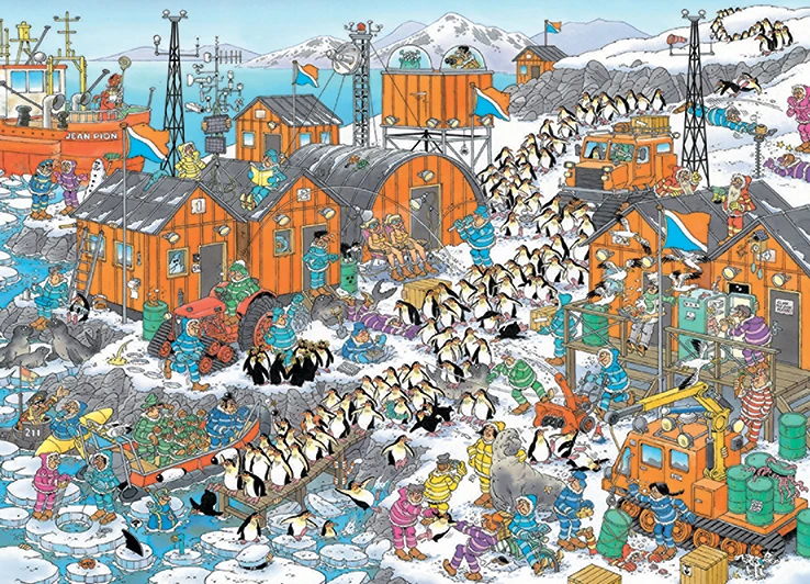 Jumbo 20038 Puzzel_JvH South Pole Expedition Jan-van-Haasteren 4 Jumbo 20038 Puzzel_JvH South Pole Expedition Jan-van-Haasteren - Afbeelding 2