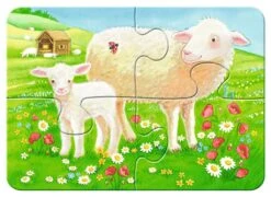 My First Puzzles Boerderijdieren – Puzzel Ravensburger 2-4-6-8 Stukjes -Auto Winkel Boerderijdieren puzzel ravensburger 2