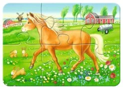 My First Puzzles Boerderijdieren – Puzzel Ravensburger 2-4-6-8 Stukjes -Auto Winkel Boerderijdieren puzzel ravensburger 3