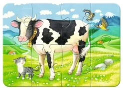 My First Puzzles Boerderijdieren – Puzzel Ravensburger 2-4-6-8 Stukjes -Auto Winkel Boerderijdieren puzzel ravensburger 4