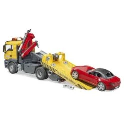 Bruder 3750 Sleepdienst Autoambulance MAN Incl. Sportauto 9 Bruder 3750 Sleepdienst Autoambulance MAN Incl. Sportauto -Auto Winkel Bruder 03750 MAN TGS sleepwagen met roadster 2