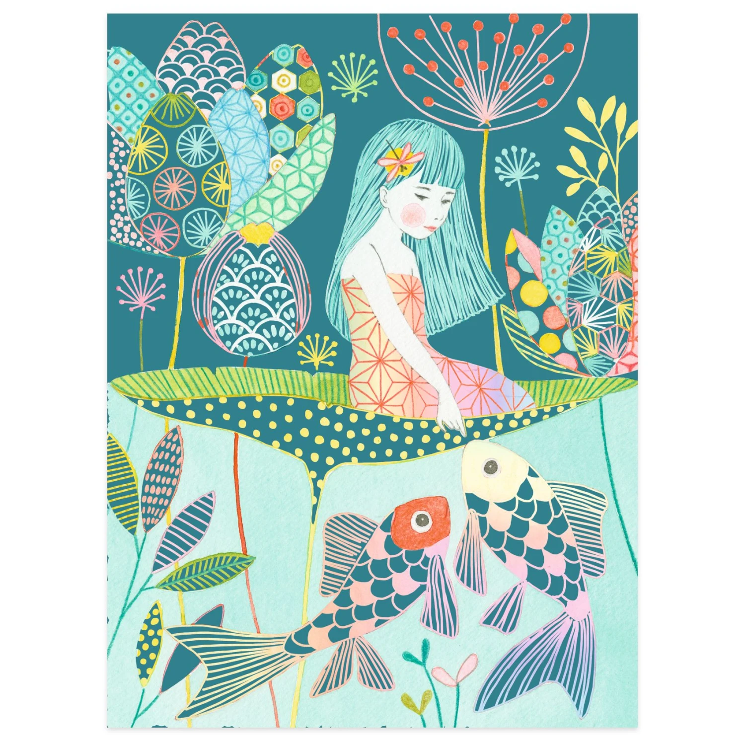 Djeco Kraskaarten De Vijver Knutselset 5 Djeco Kraskaarten De Vijver Knutselset - Afbeelding 3