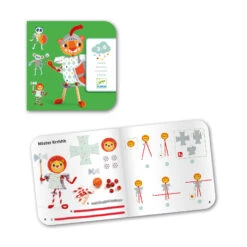 Djeco Rijgen Knutselset Mijn-Ridders -Auto Winkel Djeco Rijgen met chenille Ridders 1