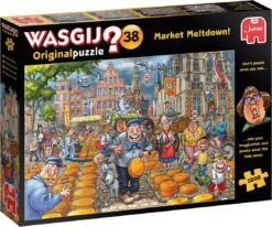 Jumbo 25010 Legpuzzel Wasgij Original 38 Kaasalarm -Auto Winkel Jumbo 25010 puzzel wasgij original 38 kaasalarm legpuzzel 1000 stukjes 2