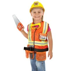 Melissa & Doug Wegwerker Bouwvakker Verkleedkleren Constructionworker -Auto Winkel Wegwerker verkleedset contructionworker melissadoug speelactief.nl 1