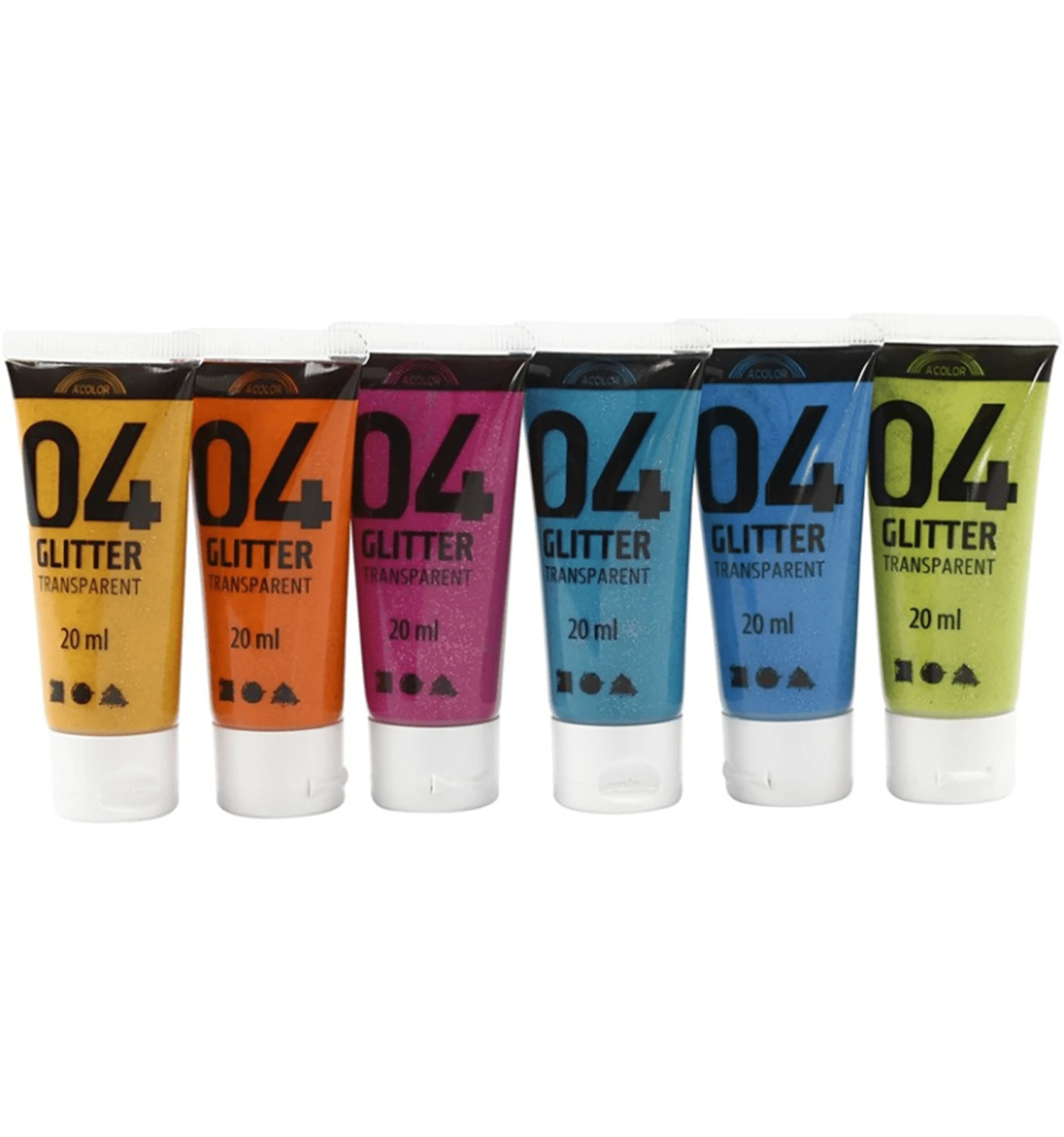 Plakkaatverf Set Acrylverf Glitter Secundaire Kleuren 3 Plakkaatverf Set Acrylverf Glitter Secundaire Kleuren