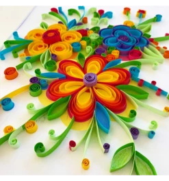 Quilling Mobiel Bloemen Sentosphere Knutselpakket 7 Quilling Mobiel Bloemen Sentosphere Knutselpakket -Auto Winkel art creations quilling bloemen 1