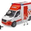 Bruder 02676 Mercedes Sprinter Ambulance Met Verpleger -Auto Winkel bruder 02676 MB sprinter ambulance met broeder