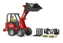 Bruder 2191 Miniloader Schäffer Minishovel+acc -Auto Winkel bruder 2191 schafer 2034 minishovel met accessoires 1 1