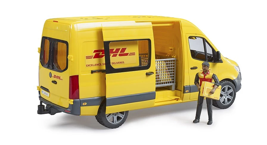 Bruder 2671 MB Sprinter DHL Met Chauffeur 4 Bruder 2671 MB Sprinter DHL Met Chauffeur - Afbeelding 2