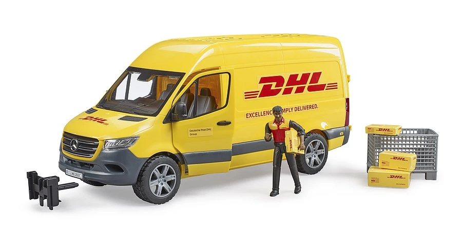 Bruder 2671 MB Sprinter DHL Met Chauffeur 3 Bruder 2671 MB Sprinter DHL Met Chauffeur