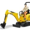 Bruder 62002 JCB 8010CTS Micrograafmachine Met Bouwvakker -Auto Winkel bruder 62002 JCB micrograafmachine met bouwvakker