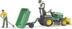 Bruder 62104 John-Deere Zitmaaier + Aanhanger En Tuinman -Auto Winkel bruder bruder 62104 john deere zitmaaier met aanhanger 2