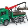 Bruder 2769 Houttransport Vrachtwagen MAN Met Kraan 2 Bruder 2769 Houttransport Vrachtwagen MAN Met Kraan -Auto Winkel bruder houttransportwagen man met kraan en boomstammen
