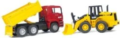 Bruder 2752 Kipper Vrachtwagen MAN TGA Met Shovel Fiat FR 130 -Auto Winkel bruder kipwagen man tga met shovel fiat fr 130 1 1