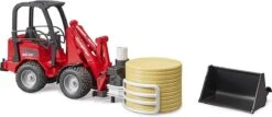 Bruder 2192 Miniloader Schäffer Minishovel Met Balengrijper 10 Bruder 2192 Miniloader Schäffer Minishovel Met Balengrijper -Auto Winkel bruder 2192 miniloader met balengrijper en ronde baal schepbak schaffer schaeffer 2