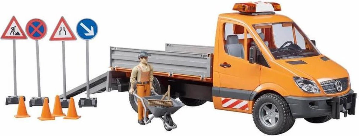 Bruder 2537 Mercedes-Benz Sprinter+accessoires 6 Bruder 2537 Mercedes-Benz Sprinter+accessoires - Afbeelding 4