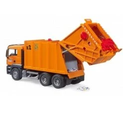 Bruder 3760 Vuilniswagen Vrachtauto MAN TGS 26-500 -Auto Winkel bruder bruder 3760 man tgs vuilnisauto oranje vuilniswagen 1 1