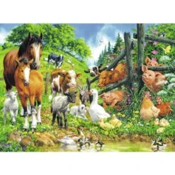 Dierenbijeenkomst Puzzel Ravensburger 100 Stukjes XXL -Auto Winkel dierenbijeenkomst puzzel ravensburger 1