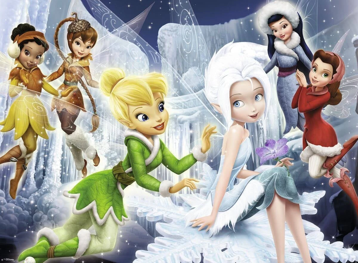 Disney Fairies Puzzel Ravensburger 100 Stukjes XXL 4 Disney Fairies Puzzel Ravensburger 100 Stukjes XXL - Afbeelding 2