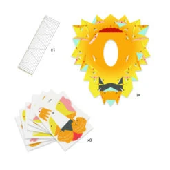 Djeco 3D-Poster Koning Leeuw Knutselpakket -Auto Winkel djeco 3D poster koning leeuw 2