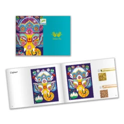 Djeco Glitterschilderijtjes Glitter Dieren -Auto Winkel djeco glitterschilderijtjes glitter dieren 3