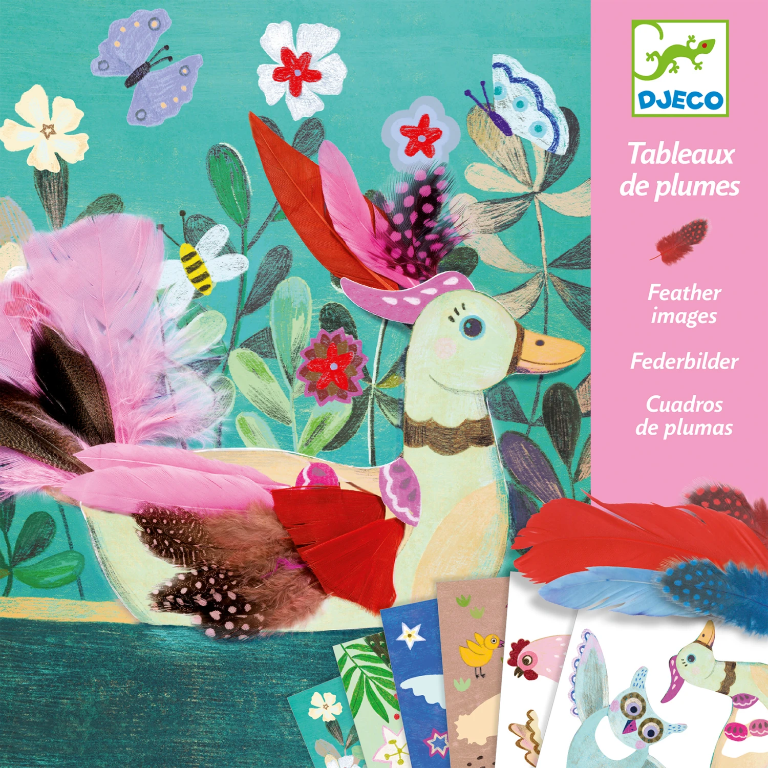 Djeco Knutselpakket Chique Veren 3 Djeco Knutselpakket Chique Veren