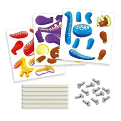 Djeco Knutselset Dinosaurus Trekpoppen Kleur-knutselpakket -Auto Winkel djeco knutselpakket dinosaurussen 2