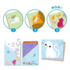 Djeco Knutselset Artistieke-veloursplaatjes Kleine-huisdieren 8 Djeco Knutselset Artistieke-veloursplaatjes Kleine-huisdieren -Auto Winkel djeco knutselset artistieke veloursplaatjes kleine huisdieren 2