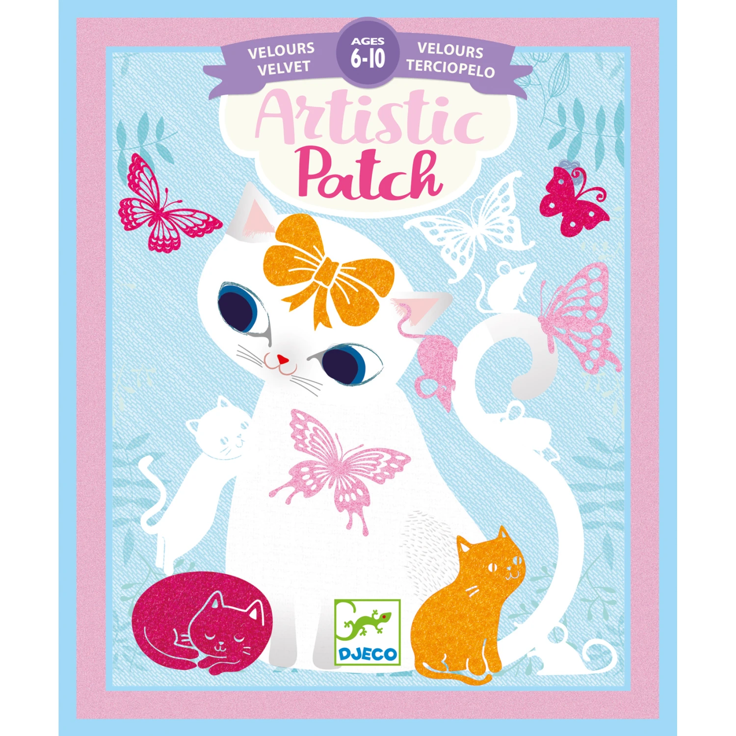 Djeco Knutselset Artistieke-veloursplaatjes Kleine-huisdieren 6 Djeco Knutselset Artistieke-veloursplaatjes Kleine-huisdieren - Afbeelding 4