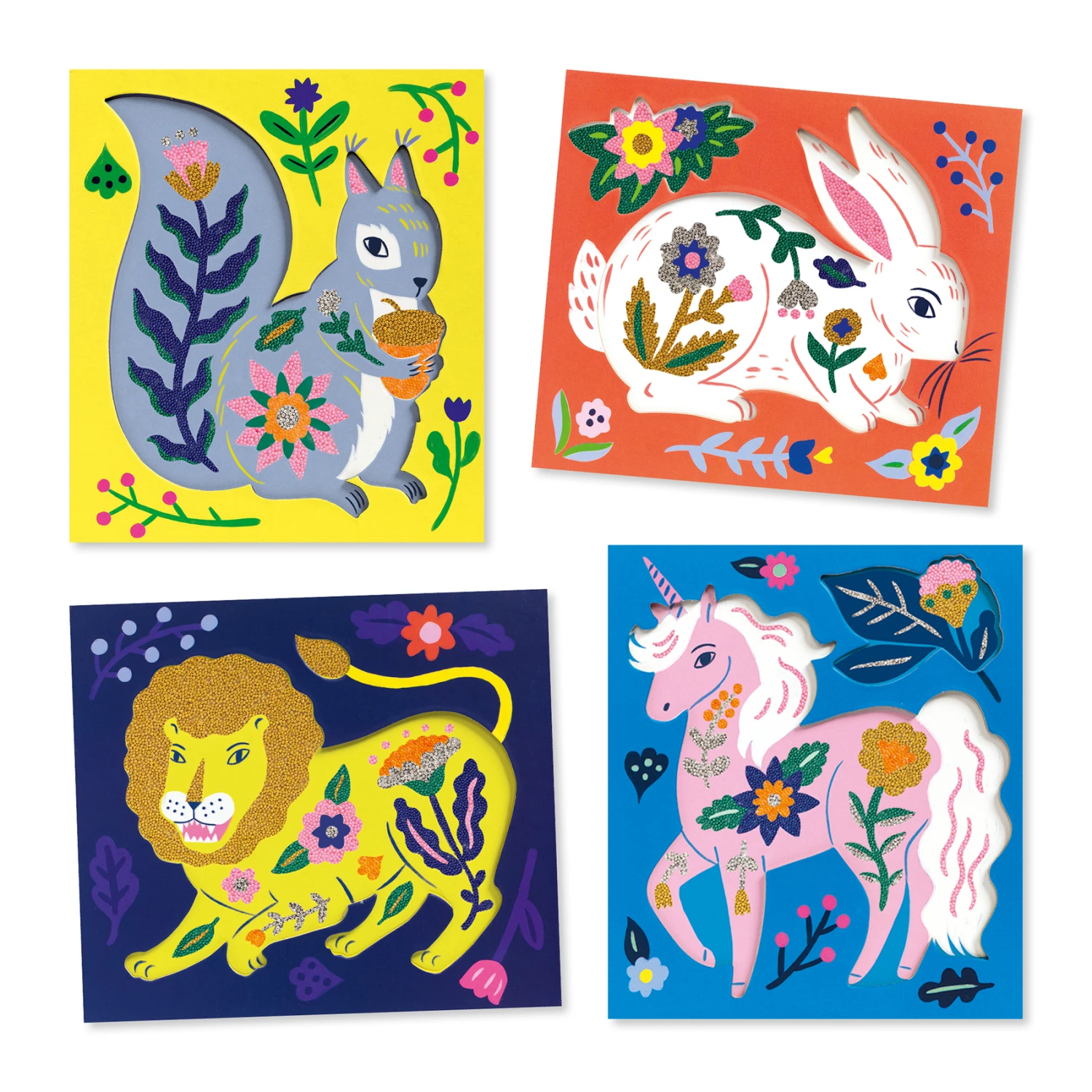 Djeco Knutselset Microparels Bloemen-en-dieren 4 Djeco Knutselset Microparels Bloemen-en-dieren - Afbeelding 3