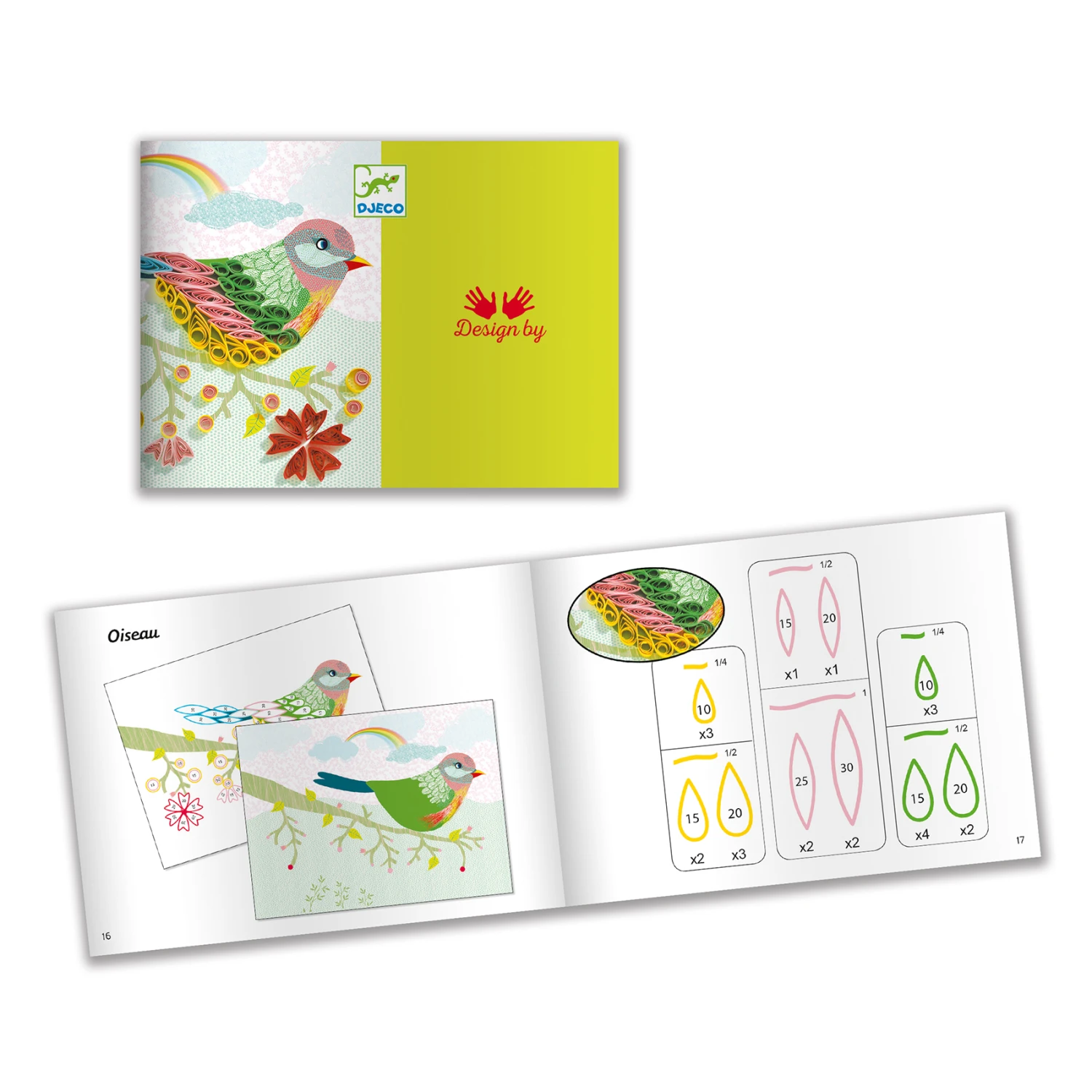 Djeco Knutselset Quilling Seizoenen 4 Djeco Knutselset Quilling Seizoenen - Afbeelding 2