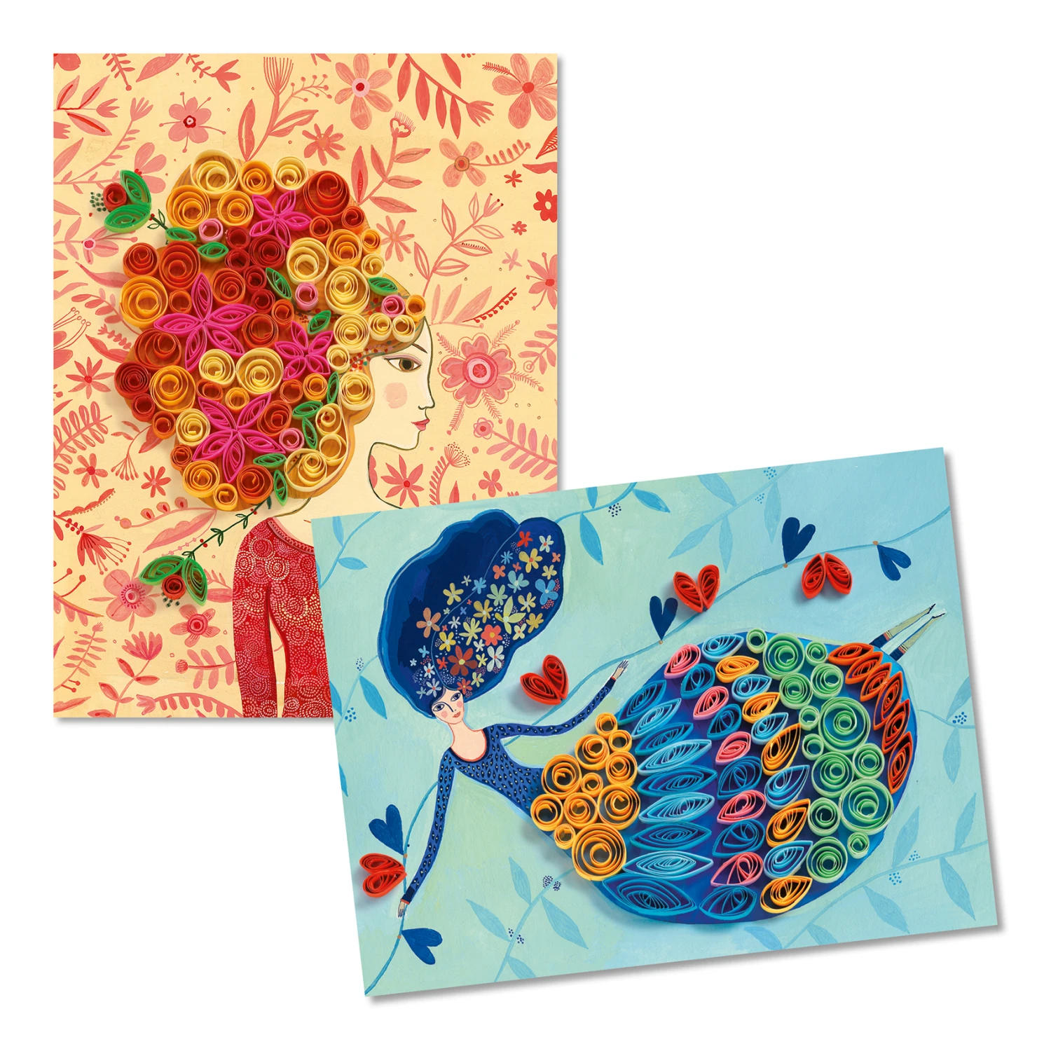 Djeco Knutselset Quilling Wervelend Haar En Petticoats 7 Djeco Knutselset Quilling Wervelend Haar En Petticoats - Afbeelding 5